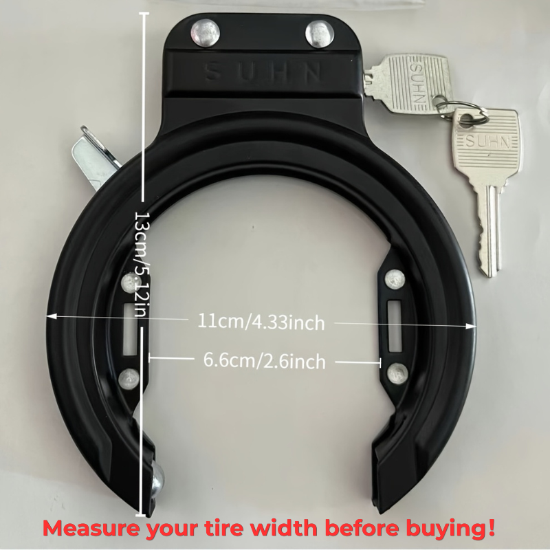 U Lock Heavy Duty - قفل دراجة هوائية خارجي على شكل