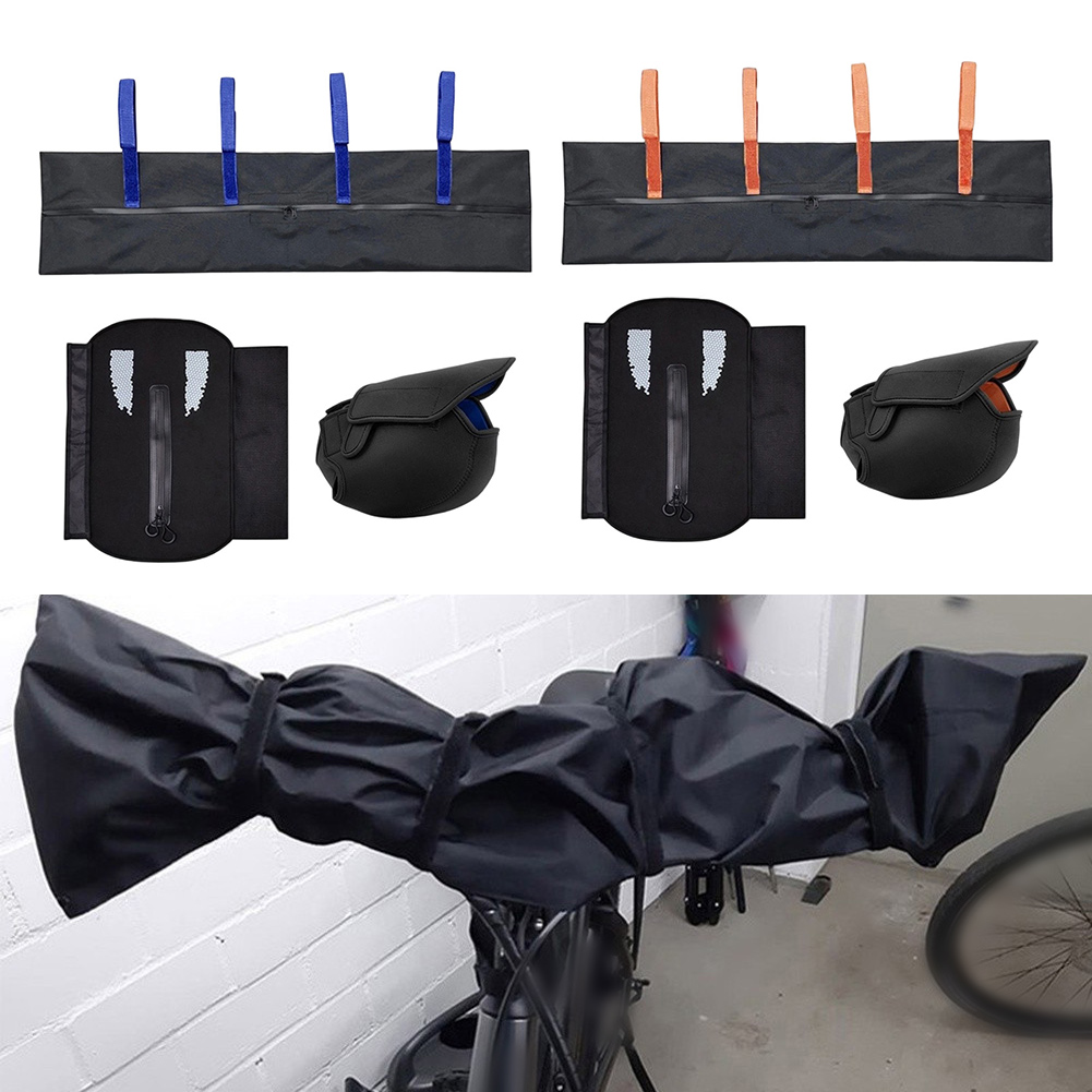 Cycling Commute Gear - مجموعة أغطية عاكسة للضوء للدراجات الكهربائية،