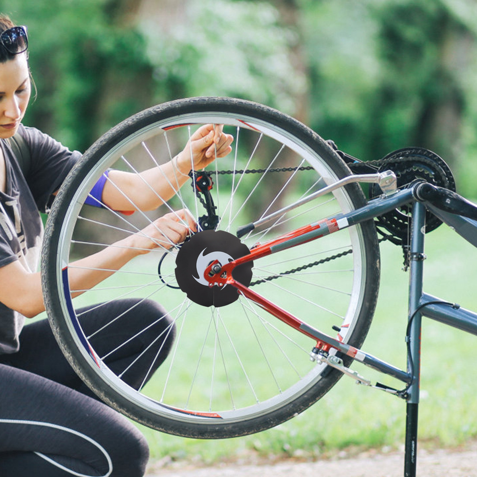 Cycling Commuter - قطعتان من أغطية الفرامل القرصية، تصميم