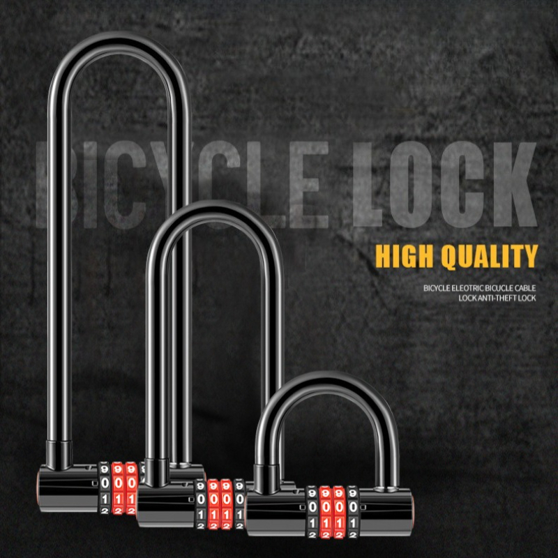 قفل على شكل حرف U ممتد 185 مم/ - مراجعة U Lock Heavy Duty وسعره
