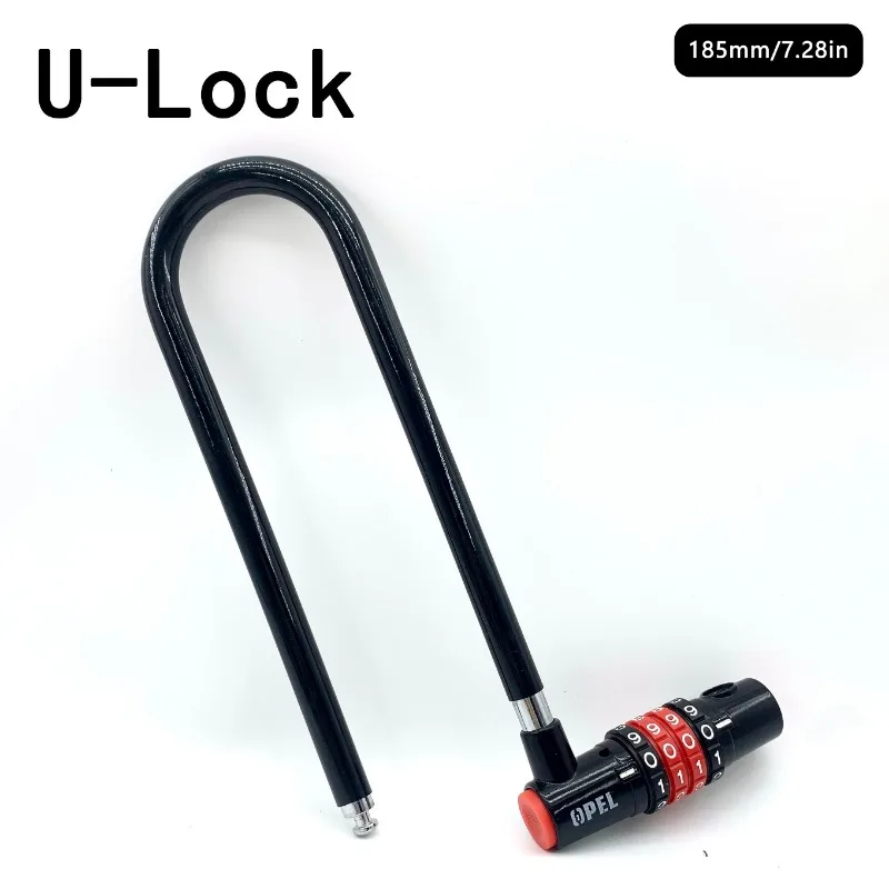 قفل على شكل حرف U ممتد 185 مم/ - مراجعة U Lock Heavy Duty وسعره