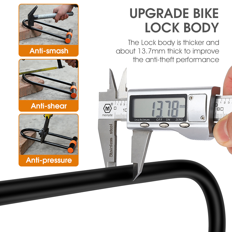 غرب ركوب الدراجات الكربون الصل - مراجعة U Lock Heavy Duty وسعره