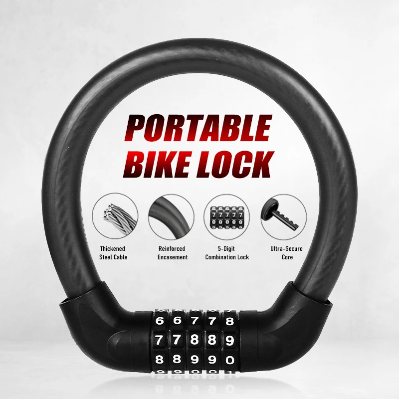 قفل دراجة بخمسة أرقام، قفل متي - مراجعة U Lock Heavy Duty وسعره